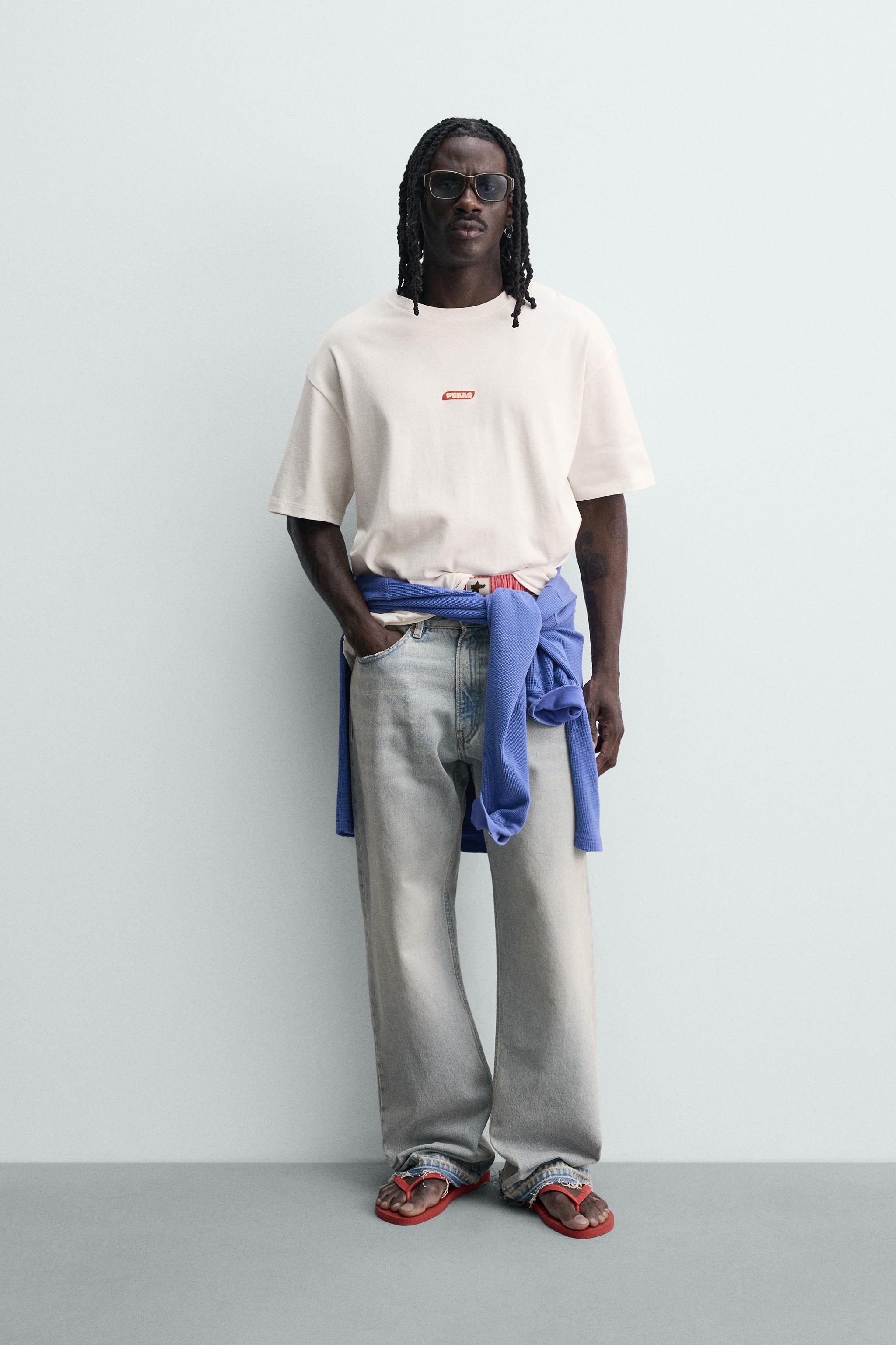 PUKAS SURF X ZARA PHOTOGRAPHIC PRINT T-SHIRT